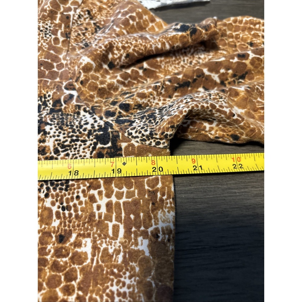 Ruby Rd Lovely Animal Print Top Size Large - Picture 6 of 6